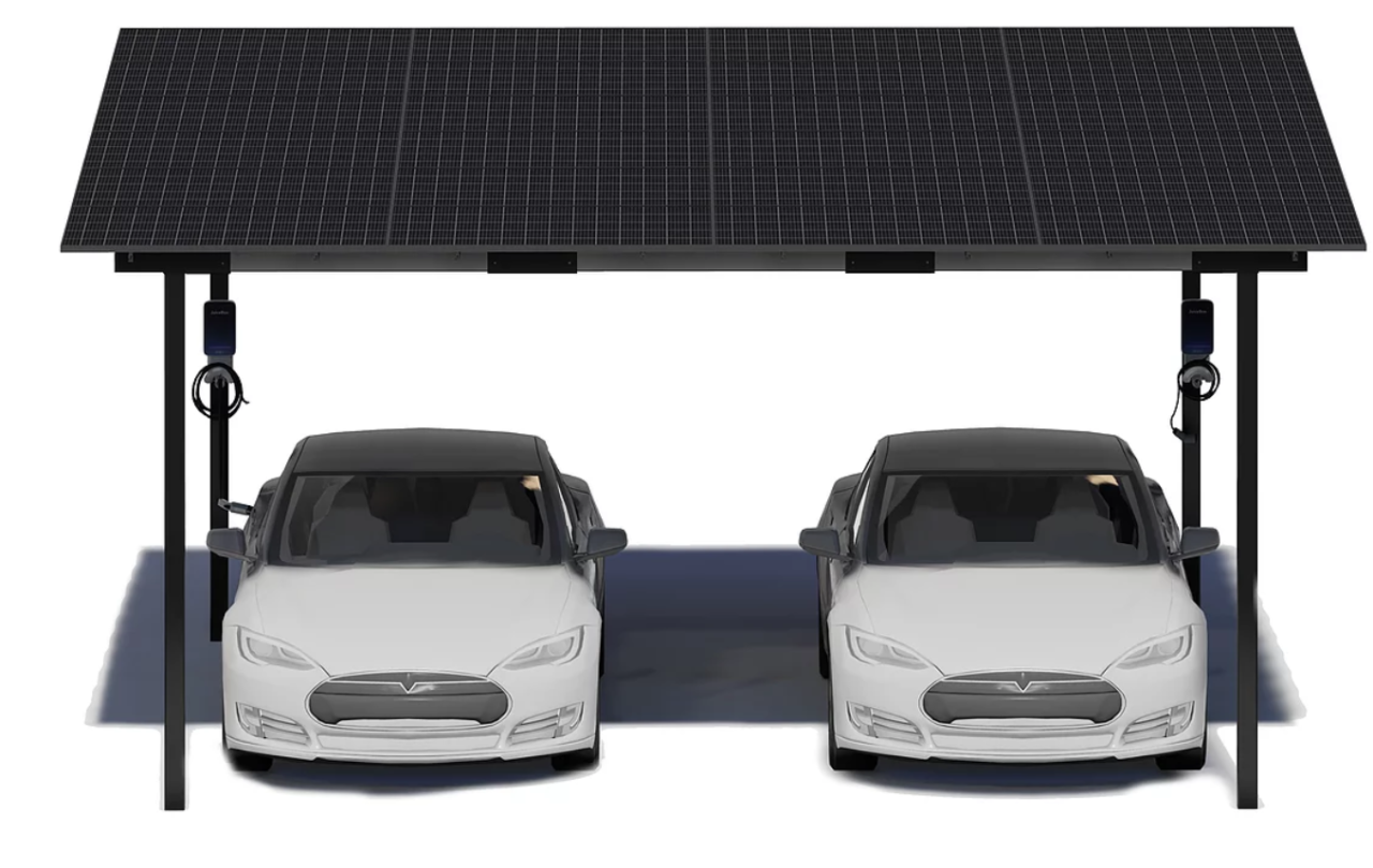 Einzelnes Autodach-Solarcarport - NationalSolarEnergySunPortCarports2021 1280x809